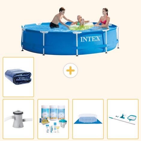 Intex Piscine Tubulaire Ronde - 305x76 cm - 6-pièces S20461 (1/5)