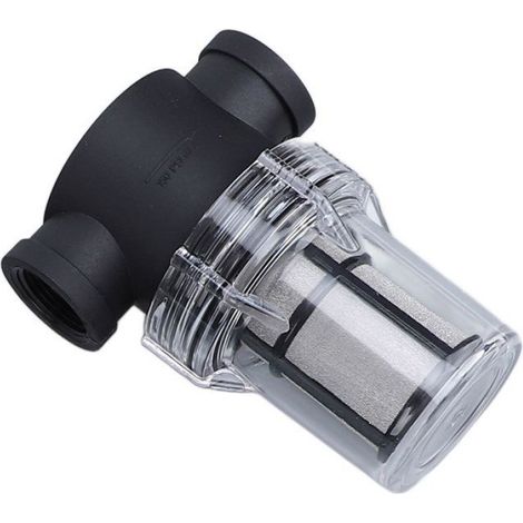Kit de collecteur d'eau de pluie Kit de connecteur de baril jardin accessoire Ensemble collecteur de pluie 75 mm + filtre (1/4)
