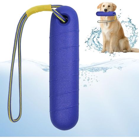 Schwimmendes Hundespielzeug, interaktives Hundespielzeug mit Nylonseil, zum Trainieren und Apportieren im Wasser, Spielzeug für mittelgroße und große Hunde (1/5)