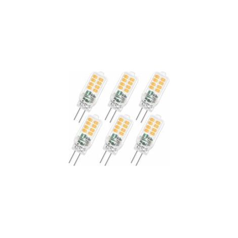 Lampadina LED G4 12V 3W, non dimmerabile, 16 SMD, 300 lm, bianco caldo (3000 K), equivalente a una lampadina alogena G4 da 25W, lampadina LED G4 per lampadari, luci per armadi, illuminazione da giardi (1/4)