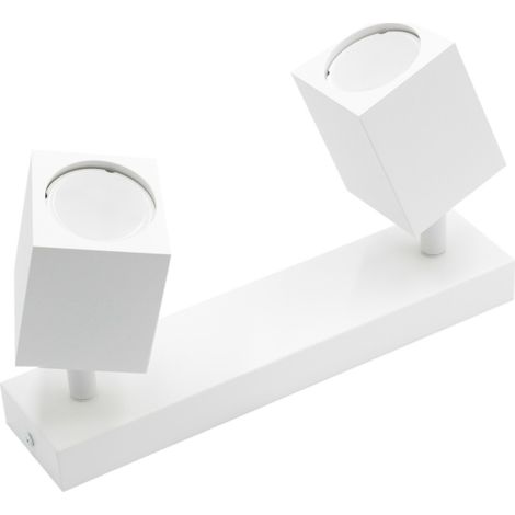 Weiße Wand- und Deckenleuchte 2xGU10 Quantus ID-6112 Idealed (1/3)