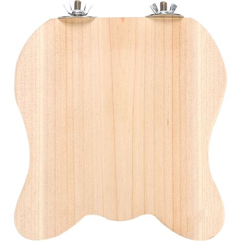 1 Plateforme en bois, perchoir naturel, support repos, installation facile, pour hamster oiseau rongeur (1/5)
