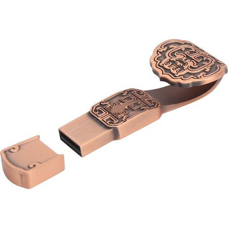 Wasserdichter 64-GB-USB-Stick aus Metall (Version 2.0) für Datenübertragung und -weitergabe (1/5)