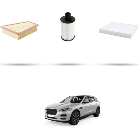 Kit tagliando 3 filtri compatibile con Jaguar F-Pace (X761) 5.0 SVR 405kw dal 2018 (1/5)