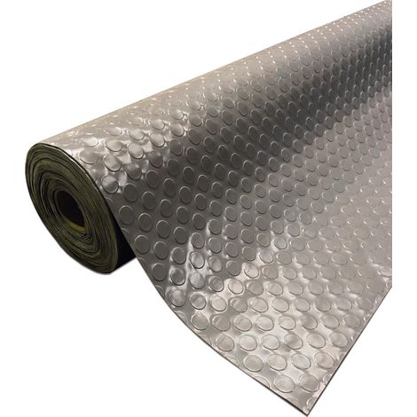 Rivestimento in Gomma Antiscivolo per Pavimento PVC Tipo Checker 3 mm, 1 x 10 m (1/4)
