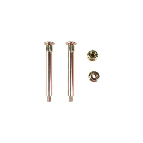 Kit de reparación de bisagras de puerta principal con bujes resistentes al desgaste para evitar que se descuelguen y hagan ruido. Adecuado para mejorar la seguridad. Pasador de bisagra reforzado - Cre