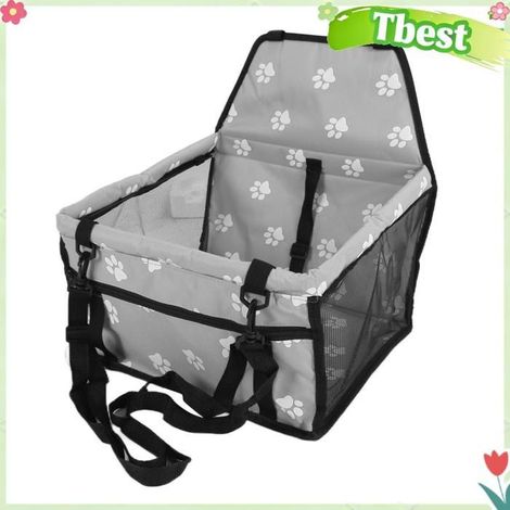 Cage de transport pour animaux - TBEST - Empreinte de patte - Connexion appuie‑tête - Pliable - Tissu Oxford (1/5)