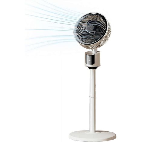 Ventilateur sur Pied USB Silencieux 3 Vitesses - Moteur Cuivre, Compatible Power Bank, pour Chambre Bureau Salon Maison Camping (Blanc) (1/5)