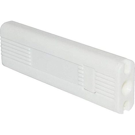 Lot de 8 poids de cordon de rechange pour stores enrouleurs verticaux, volet de fenêtre, poignée de sécurité en plastique blanc, dispositif tendeur, accessoires pour stores (1/5)