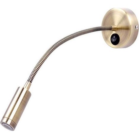 Lampe Chevet Murale Applique Liseuse LED Col De Cygne Lumière 3W Jaune chaud (1/5)