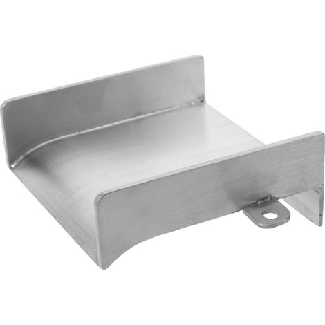 Déversoir en Cascade pour Fontaine Extérieure de Jardin Robuste et Esthétique en Acier Inoxydable Argenté Adapté pour Piscine et Bassin (1/5)