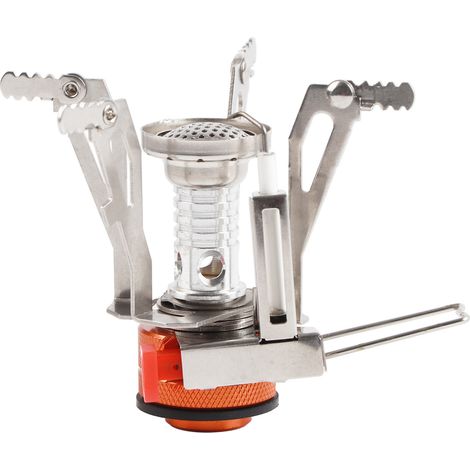 Mini four de camping, réchaud à gaz portable et résistant au vent, pliable, idéal pour les pique-niques. (1/5)