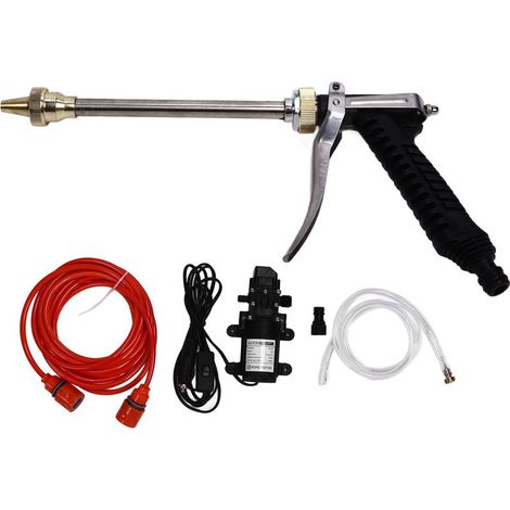 12V 100W pompe à eau haute pression jardin eau arroseur Kit G1/2 filetage externe Portable nettoyeur haute pression pour le lavage de voiture (1/4)