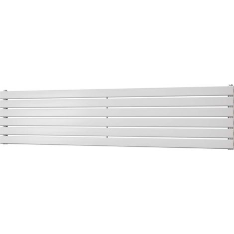 Typhoon Axis - White Horizontal Radiator H408mm x W1800mm Single Panel (1/3)