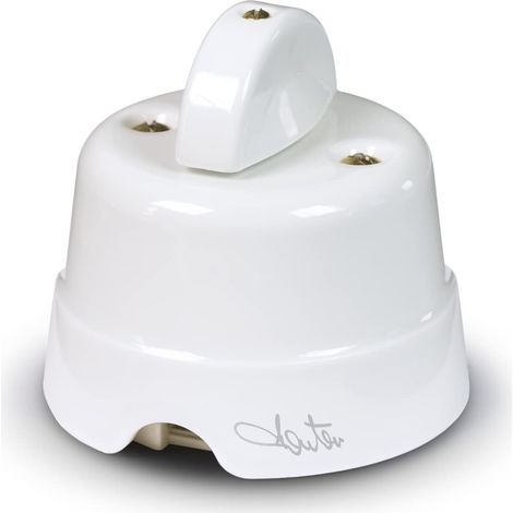Interrupteur mural 10AX 250V support céramique