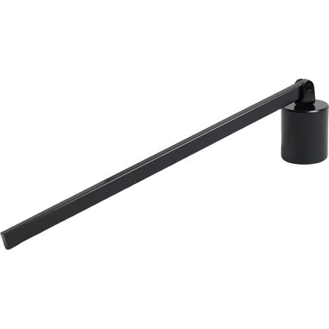 Eleganter Lampenschirm aus schwarzem Edelstahl, sicher und stilvoll, geeignet für alle Arten von Kerzen. (1/5)