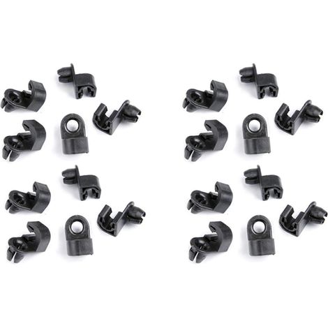 20 supports de tige de capot avec clip de fixation 792843 pour Citroën Berlingo C3 C4 C-Élysée et Peugeot 208 301 308 (2008) (1/5)