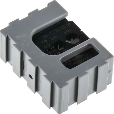 Jeu de matrices de rechange RS PRO, type RG58, RG59, RG62, RG71, BNC, Coaxial, TNC ( Prix pour 1 ) (1/3)