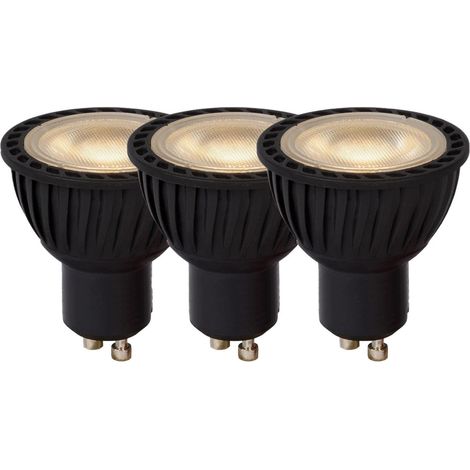 LED BULB - Ampoule Led - Ø 5 cm - LED Dim. - GU10 - 3x5W 3000K - Noir (1/4)