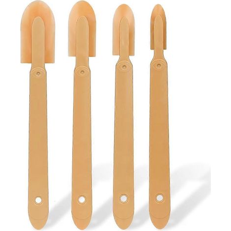 Outil pour mastic silicone4 taillesoutil pour retirer le masticensemble d'outils de finition pour masticapplicateur de mastic. (1/5)