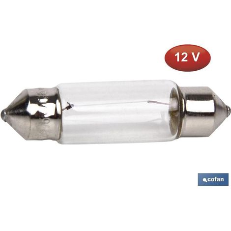 Lámpara plafonier C5W 12V 11x38mm para coche y moto (1/3)