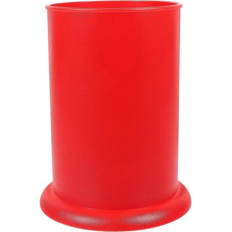 Haushaltsbesteckhalter, Esslöffelhalter, praktischer Utensilienhalter – 16,5 x 12,8 x 12,8 cm – Rot (1/4)