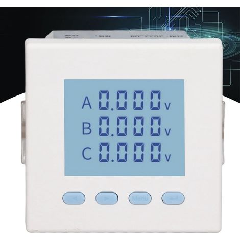 YG194U-3XY Dreiphasen-Smart-LCD-Voltmeter: 220-V-Wechselstromversorgung, 400-V-Wechselspannungsbereich (1/5)