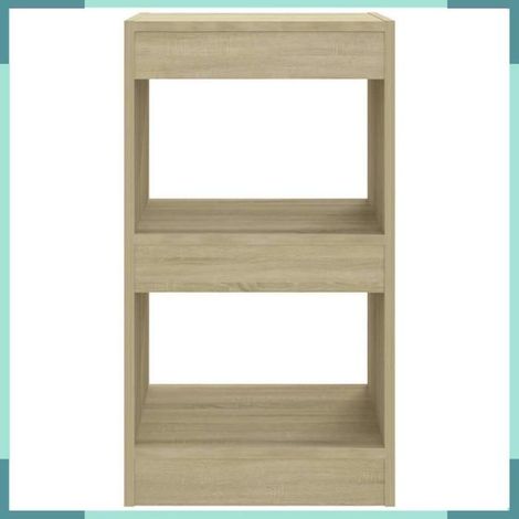 811604 Bibliothèque/Séparateur de pièce Chêne Sonoma 40x30x72 cm (1/5)
