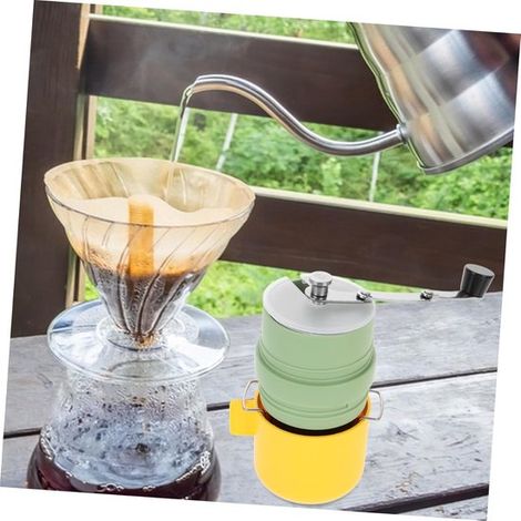 Moulin à café portable, moulin à café manuel, mini moulin électrique pour le camping et les activités de plein air, cafetière manuelle