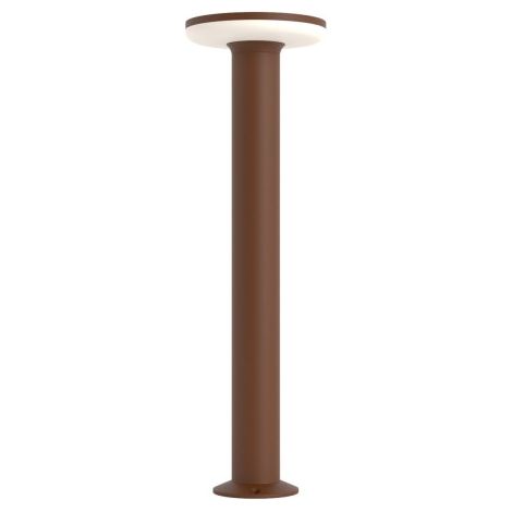 Mac Floor XL Corten 3000K - Paletto a led da esterno in alluminio 12W IP65 h60cm - Luce verso il basso - Beneito & Faure