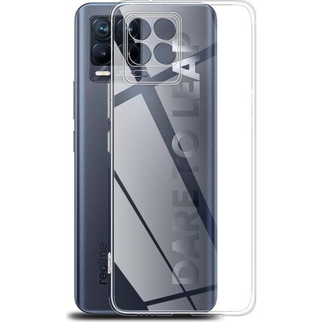 CUSTODIA TRASPARENTE IN SILICONE PER REALME 8 PRO, PROTETTIVA SOLIDA E IMPERMEABILE (1/5)