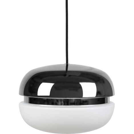 [GEBRAUCHT] B-Ware HANA Pendelleuchte Hängelampe Macaron Chrom Ø 18 cm Wohnzimmer Beleuchtung (1/2)