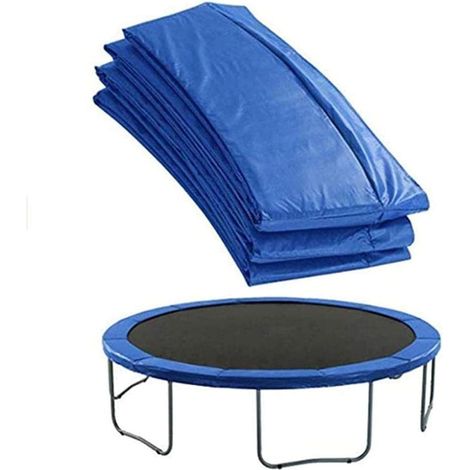 1 almohadilla protectora para muelles de trampolín, 366 cm de largo, resistente a los rayos UV y a los desgarros, 27 cm de ancho, cubierta de repuesto para muelles (1/4)