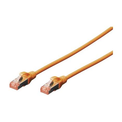 Digitus DK-1644-010/OR RJ45 Câble réseau, câble patch CAT 6 S/FTP 1.00 m orange sans halogène, torsadé par paire 1 pc(s) S138711 (1/3)