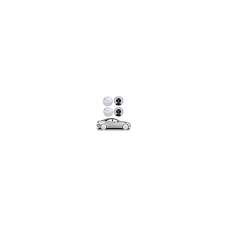 4Pcs Roue Pneu Pneu Couverture de Protection d'argent pour Voiture RV SUV Camion Remorque Diamètre 27-29 (1/5)