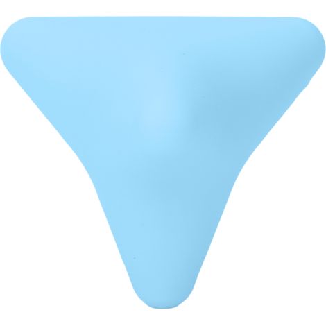 Balle de massage en silicone pour soulager la douleur, détendre les muscles et les fascias des mains (bleue). (1/5)