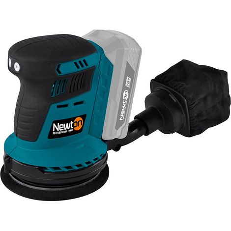 NEWTON Levigatrice orbitale a batteria linea one4all18v, motore brushless, solo corpo macchina