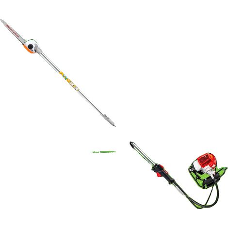 Outil de jardin à essence, 52 cc, 2,3 ch, 1,7 kW, longueur de lame de tronçonneuse de 1,1 m, capacité du réservoir de 0,22 gal (1/5)