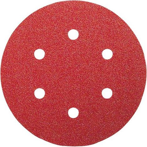 BOSCH - 5 FOGLI PER LEVIGATRICE ROTO-ORBITALE 150MM GRANA 80 8 FORI
