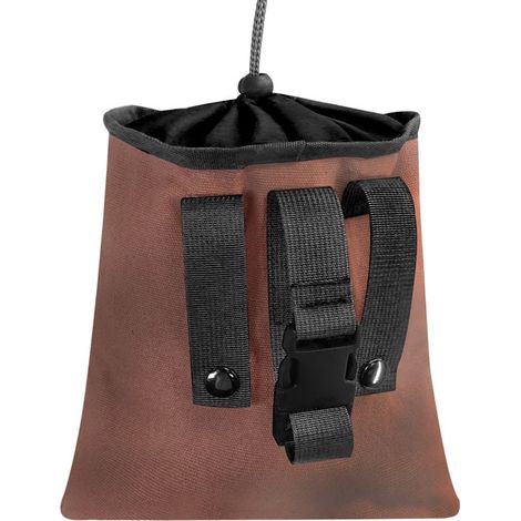 Sac de cueillette en toile marron - Sac mains libres pour la cueillette de baies (1/4)
