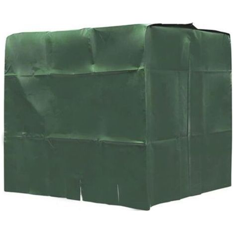 1000L Green Waterproof Dustproof IBC Container Cover for Outdoor Water Tanks and Rainwater Tanks
