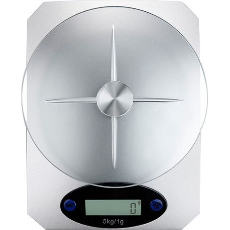 Hochpräzise multifunktionale Küchenwaage, quadratische elektronische Lebensmittelwaage.