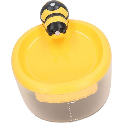 Katzenwasserspender mit leiser Pumpe, automatischer Sensorik, 2,2-Liter-Tank, kabelloser Trinkbrunnen für Haustiere (1/5)