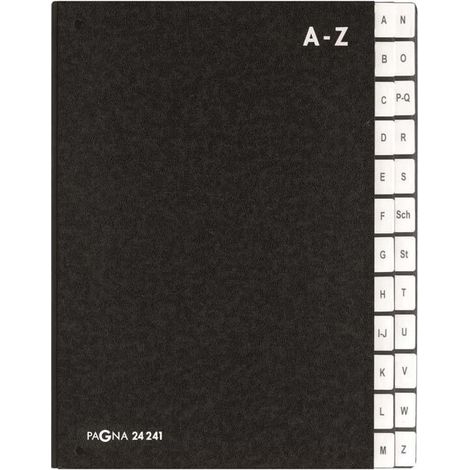 Pagna 24241-04 clasificador de escritorio negro 24 compartimentos