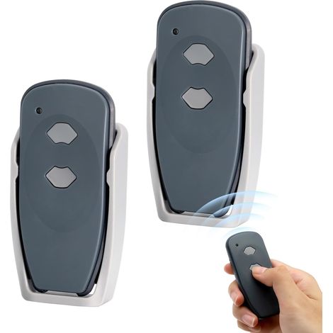 Control remoto de 433,42 MHz para 1841064, control remoto de 4 canales compatible con motores de puertas de garaje y portones (paquete de 3)