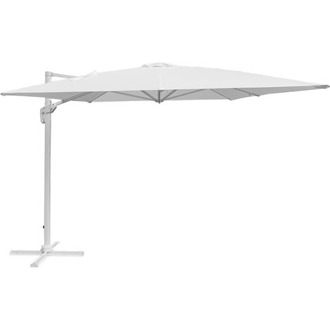 Moia Greenwood Ombrellone Colorado Bianco Alluminio 3×4 m