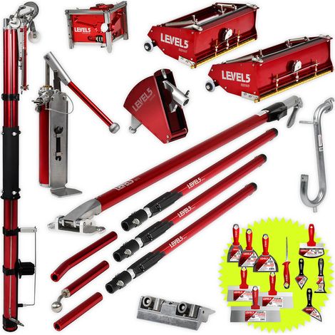LEVEL5 Automatische Spachtelwerkzeuge Trockenwandfugen verspachtelt SET 4-601P (1/5)