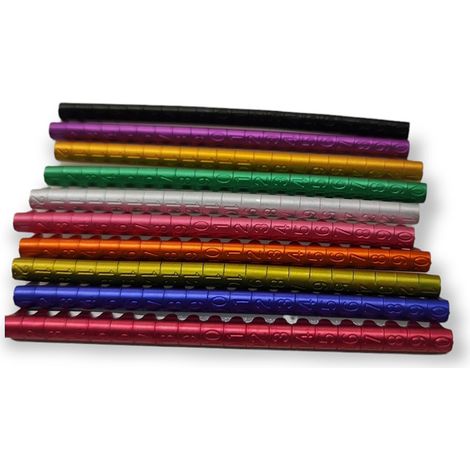 100 bagues en métal ø 3mm pour canaris, différentes couleurs - animallparadise