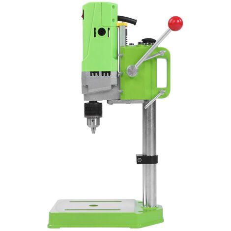 Perceuse à colonne compacte 710 W pour atelier – Table de perçage mini pour bois et matériaux divers (1/4)