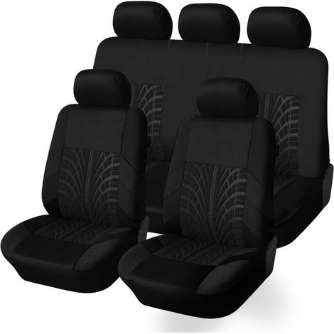 Auto Ensembles Housses Siège pour Renault Clio 5 Clio 4 Clio 3 Estate 2001-2024, Housse de Protection Siège Voiture Respirant Protection Couvre Sieges (1/5)